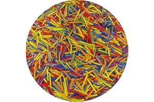 Glacial Art Glass Rainbow Stringfetti - COE 96 Oceanside Glass - ASRT-SF-RB-96