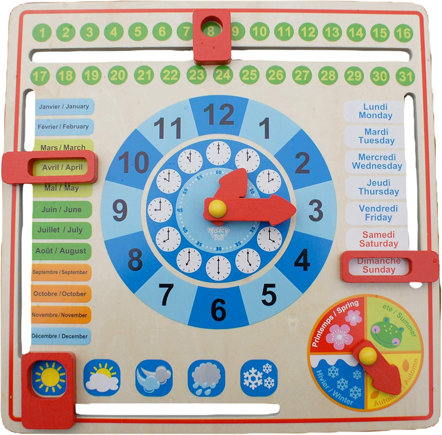 ᐉ 12 Mejores RELOJES CALENDARIOS INFANTILES (Septiembre 2021)