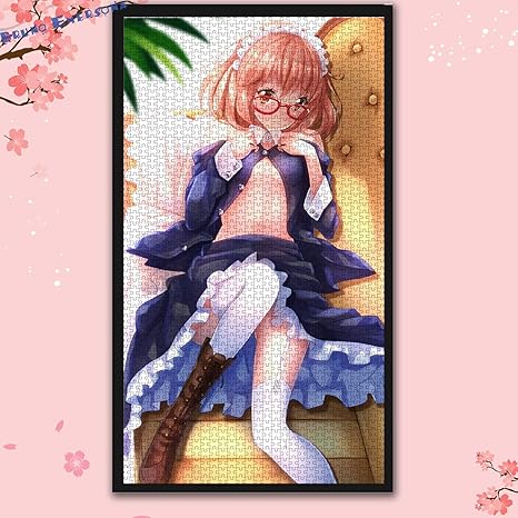 Amazon Be 境界の彼方 栗山未来 パズル 木製 300 500 1000 1500のパズルのピース ジグソーパズル レジャー エンターテイメント フォトフレーム付属 初心者向け 子供プレゼント カスタム可能 1500pcs ブラックのフォトフレーム ジグソーパズル ホビー