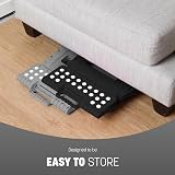 KEPLIN 9 Inch Heavy Duty Folding Step Stool Non-Slip Carry Handle Black view 5