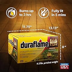 Duraflame 6-Pack Fire Logs for Indoor and Outdoor