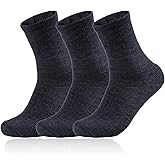 Pochita Global Merino Wool Socks - 3 Pairs, Hiking Socks for Men & Women, Moisture Wicking, All Season