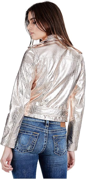 true religion metallic jacket