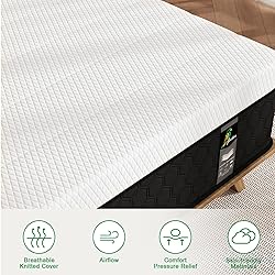 JEEKEA Queen Mattress in a Box - 10 Inch Memory