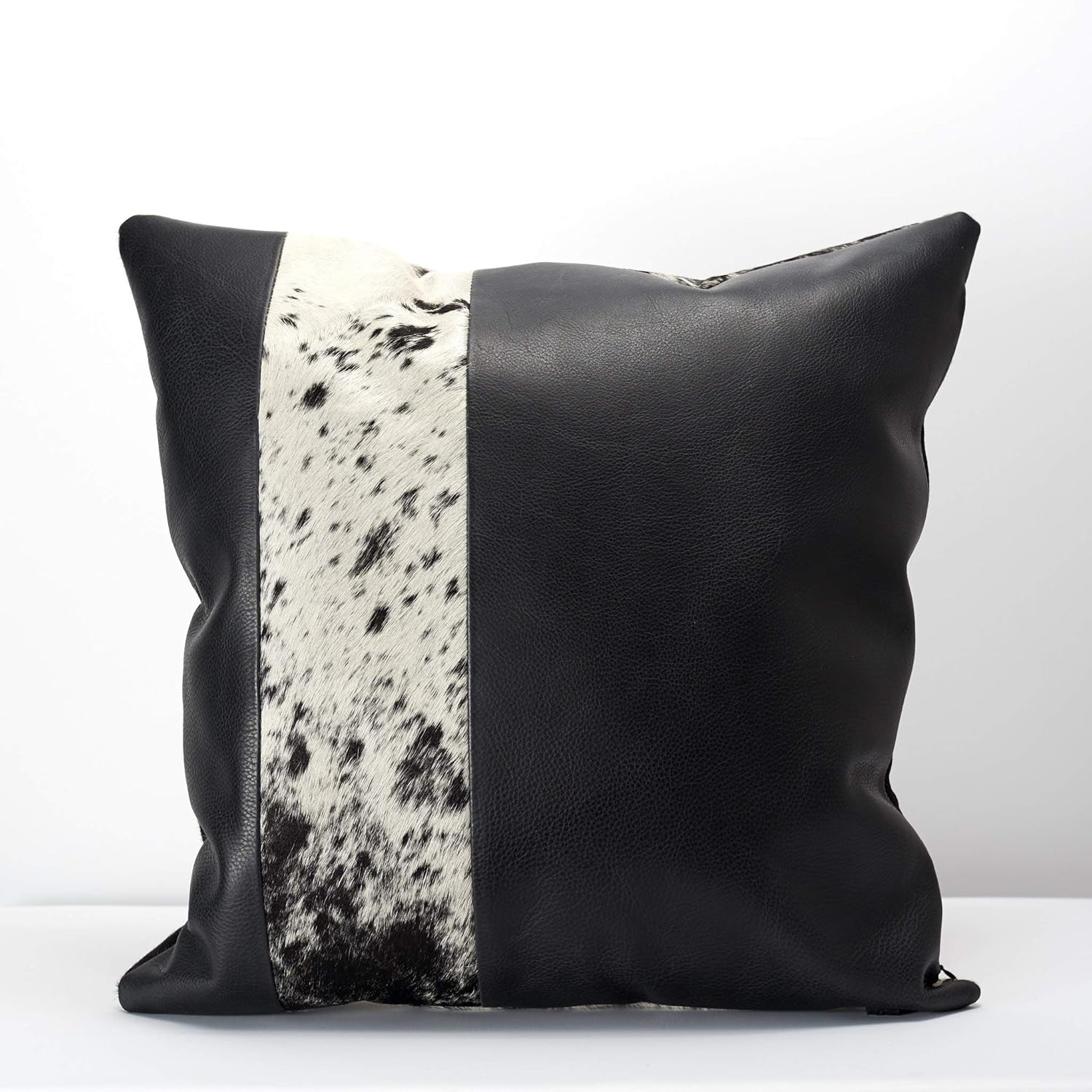 Amazon Com Capra Leather Cushion For Men 24 Black Outdoor Throw