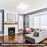 Defurhome 24W LED Ceiling Light 5000K IP54 Flush Mount 30cm White view 7
