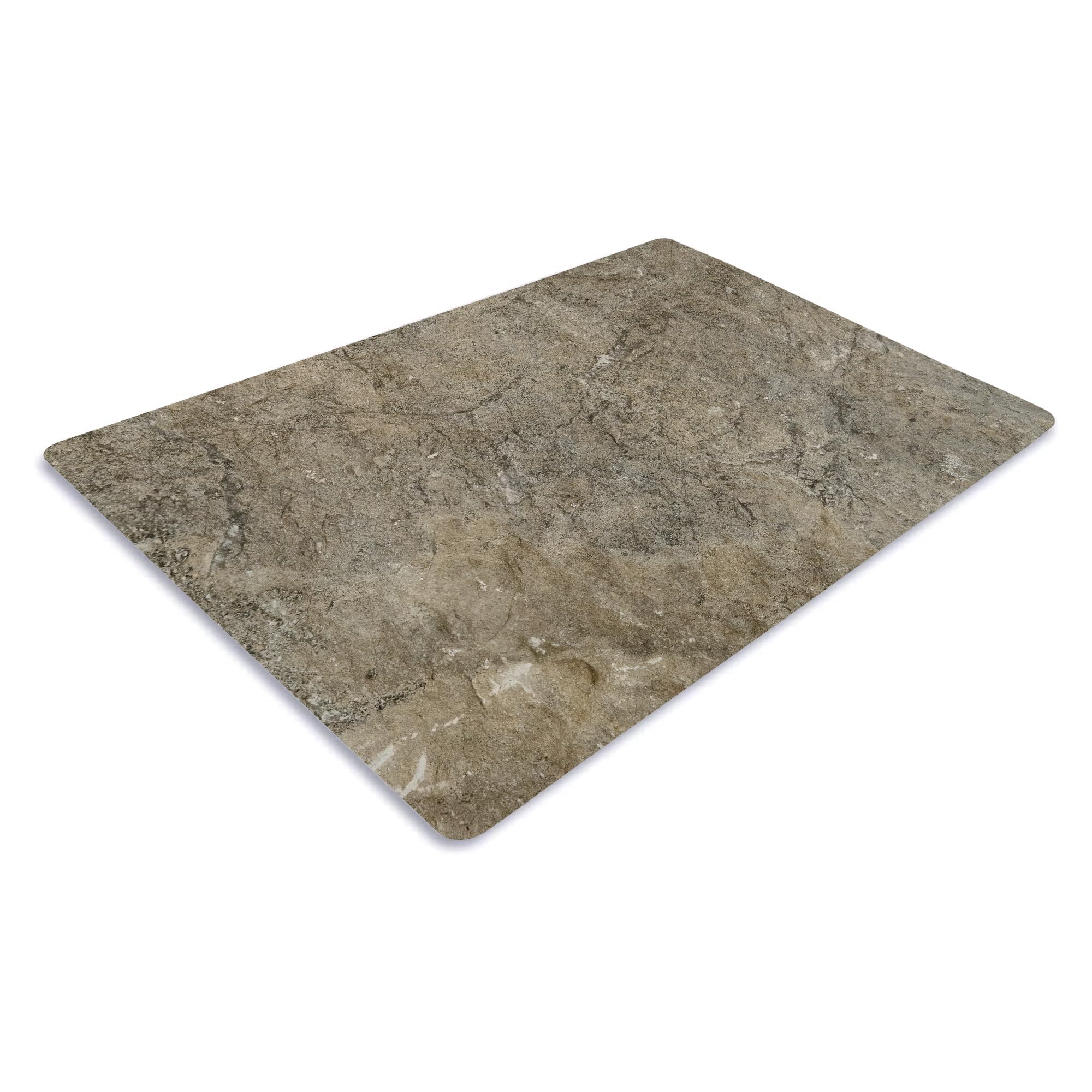 Pagnanno. Chopping Board-Catering Cutting Set-Kitchen Board-Glass Worktop Savers-Sink Chopping Board-Large-Worktop Protectors Heat Resistant-Marble Effect Grey (Design 4, 30 x 20 cm (Pack of 1))