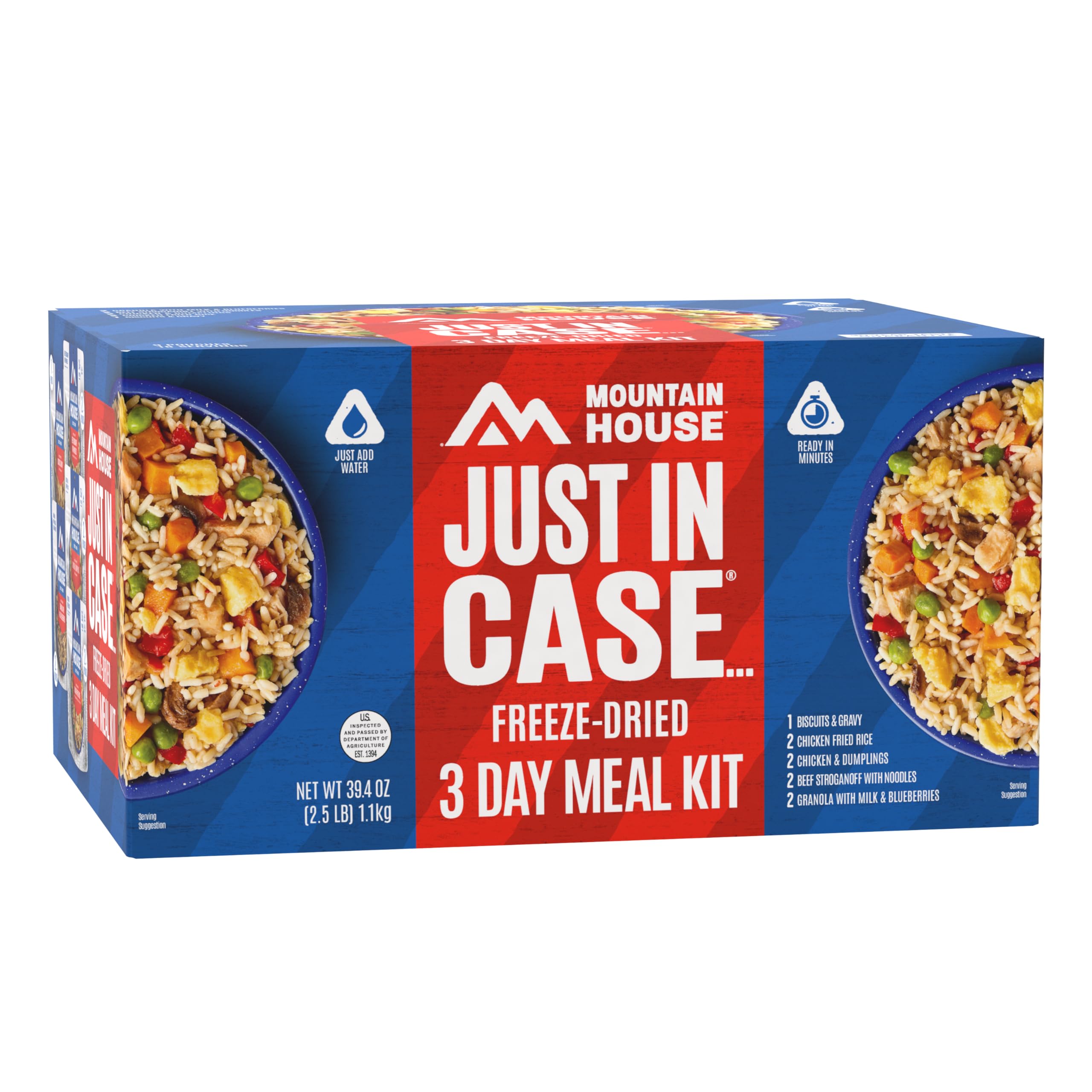 Mountain House 3-Day Emergency Food Supply | Freeze Dried Survival & Emergency Food | 18 Servings