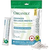 Organika Enhanced Collagen Powder (Type 1 & 3) – Single-serve sachets – 10g Per Serving for Hair, Skin, Nails & Joints – Cana