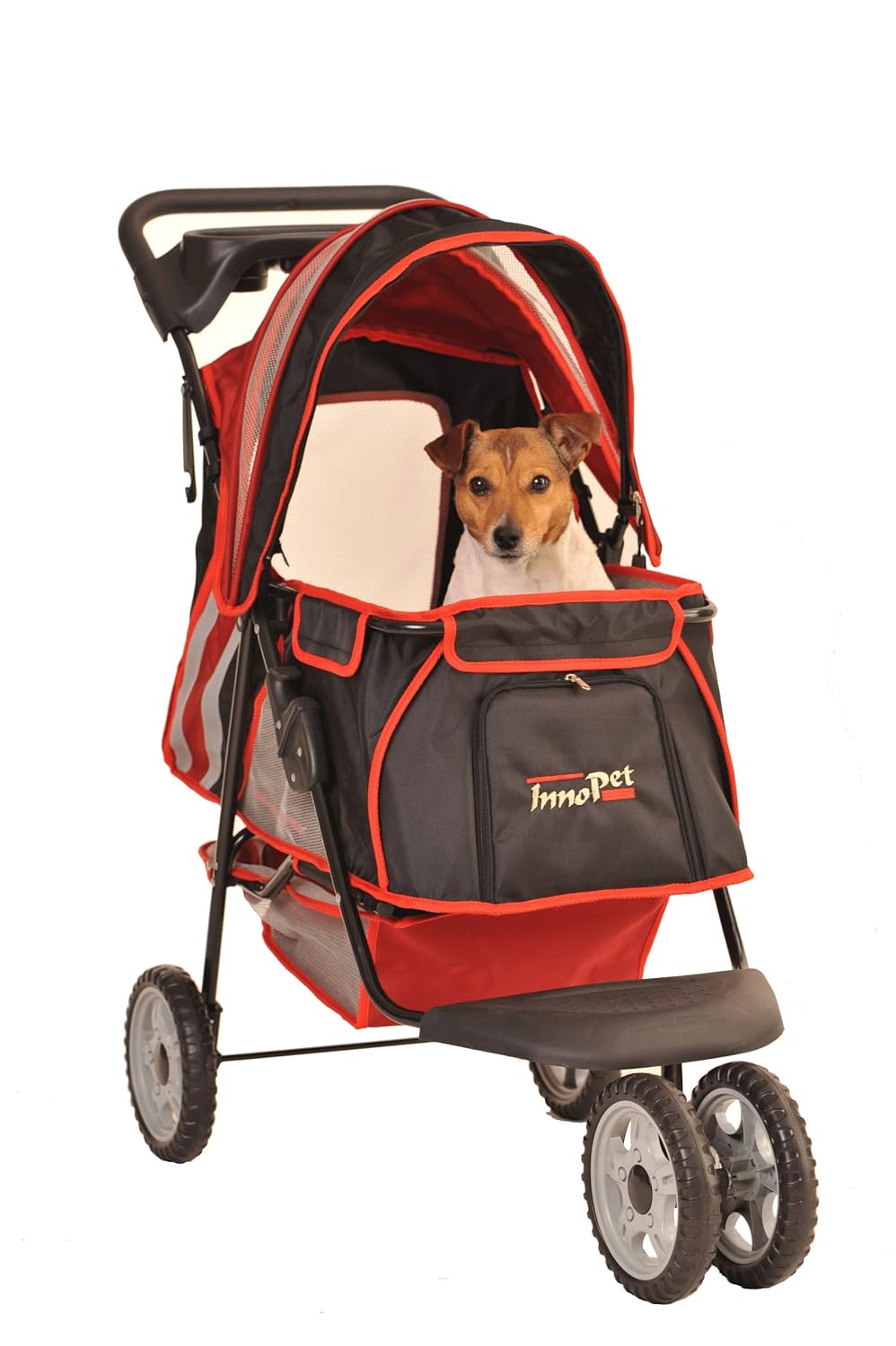 InnoPet reg Hundebuggy Hundewagen Kinderwagen F uuml r Hunde Rot