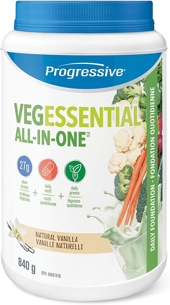 Progressive VegEssential, AllInOne Vegan Protein, Greens, Vitamins