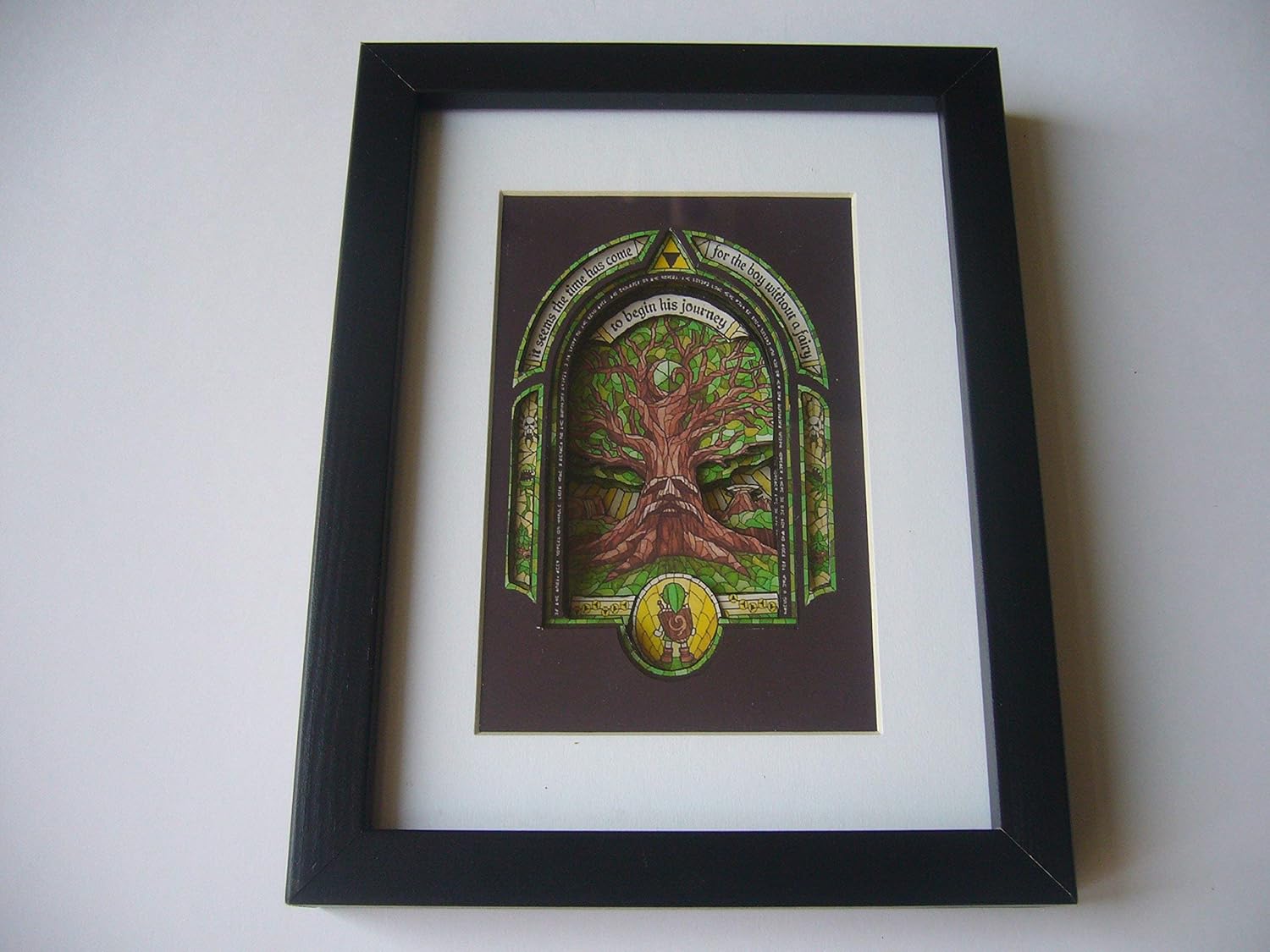 Amazon Com Legend Of Zelda The Deku Tree 3d Shadow Box Diorama Art Handmade