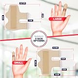 Dr. Arthritis Finger Splint & Handbook for Arthritis & Recovery, S/M Nude view 2