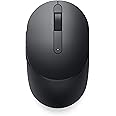 Dell MS5120W Mobile Pro Wireless Mouse – Wireless 2.4GHz, Bluetooth 5.0, Microsoft Swift Pair/Dell Pair (Windows 10 & 11 only), Optical LED Sensor - Black