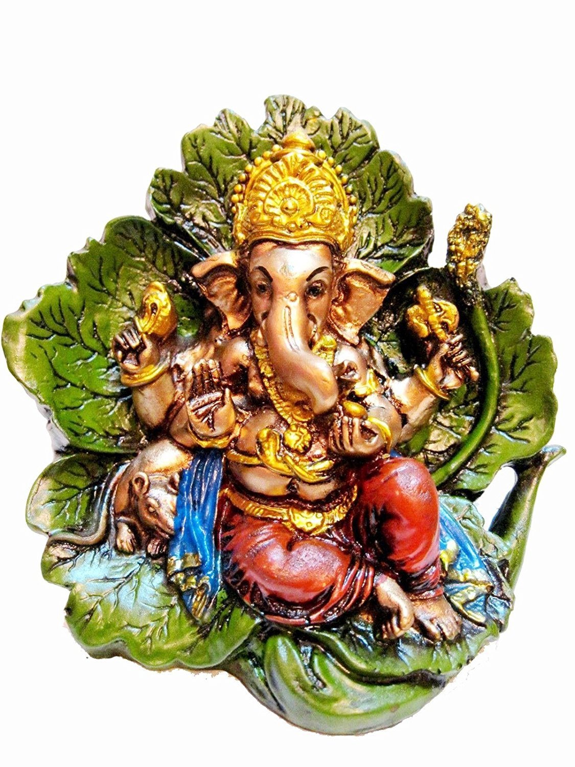 Buy Fashionbonanzamart Ganesha GANPATI Statue Hindu God Resin Sitting