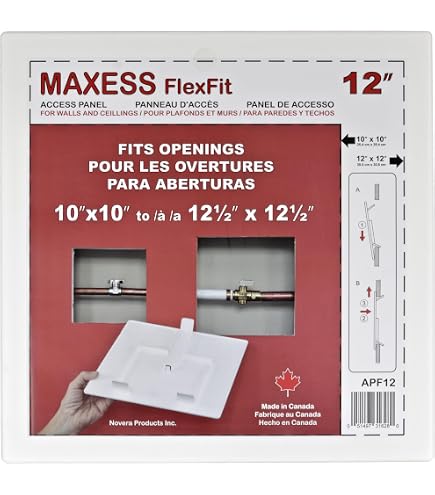 Panneaux D'accès Morvat 8x8 Blanc Pour Cloison Sèche Et Plafond - Lot De 2 Neufs Facile à Installer