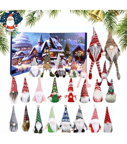 24 TAGE COUNTDOWN Kalender 2025 Halloween Wichtel Adventskalender Wohndeko DE EUR 54,01