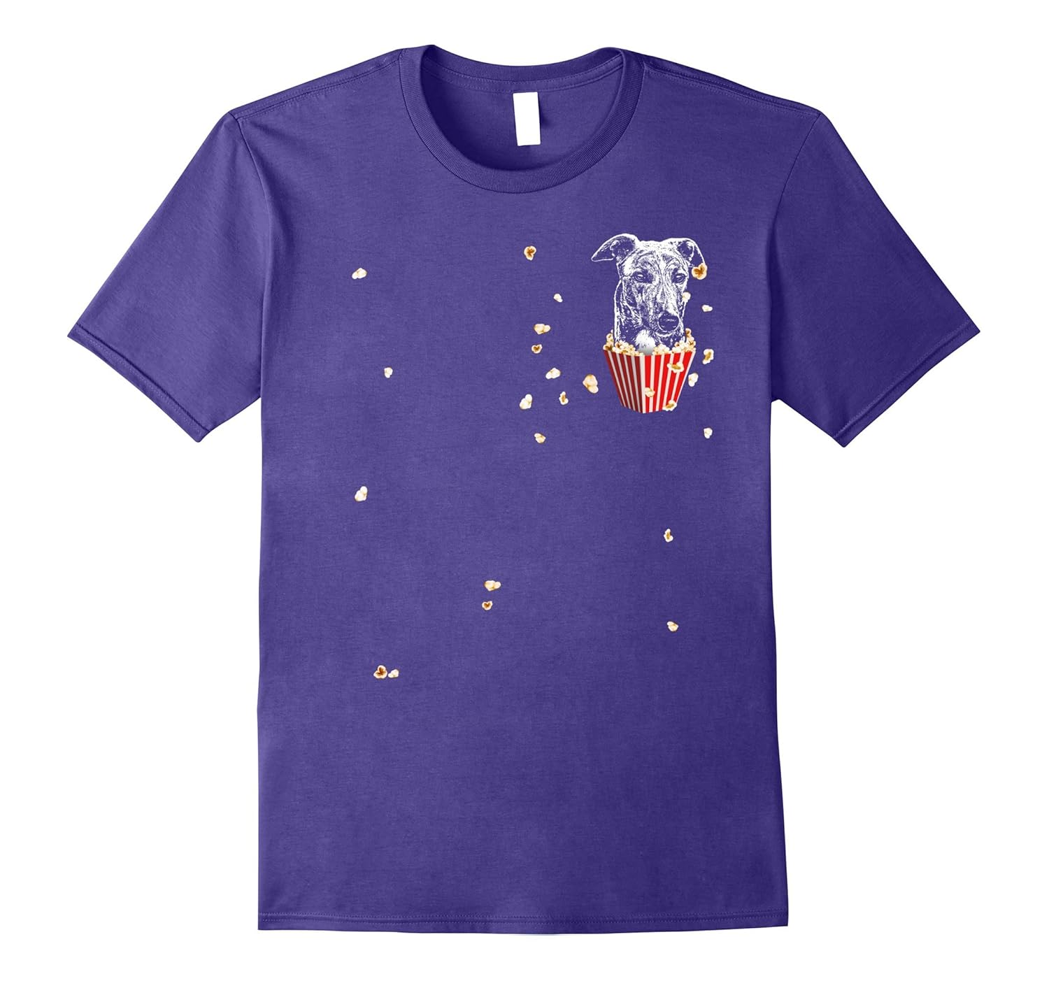 Cute Popping Popcorn Greyhound Shirt