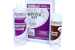 Robelle 10,000 Gallon Dual-Action Winter Kit, Premium Pool Closing Kit, for Pools up to 10,000 Gallons