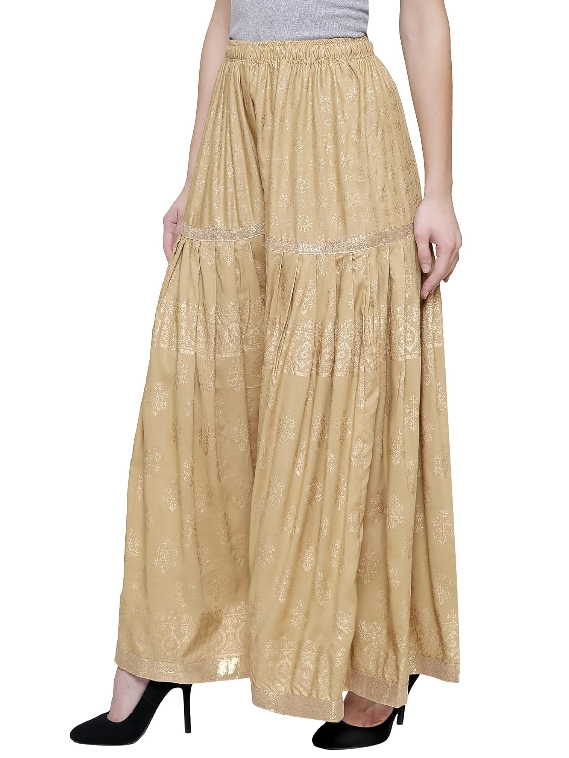 damen mode women's rayon printed palazzo