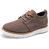 Bruno Marc Boy's Mesh Sneakers Oxfords Casual Dress Lace-Up Lightweight Walking Shoes