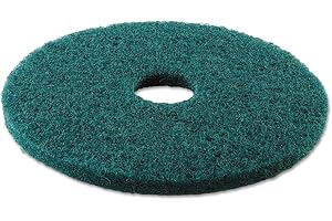 PREMIERE PADS Boardwalk 4013GRE Standard 13-Inch Diameter Heavy-Duty Scrubbing Floor Pads Green