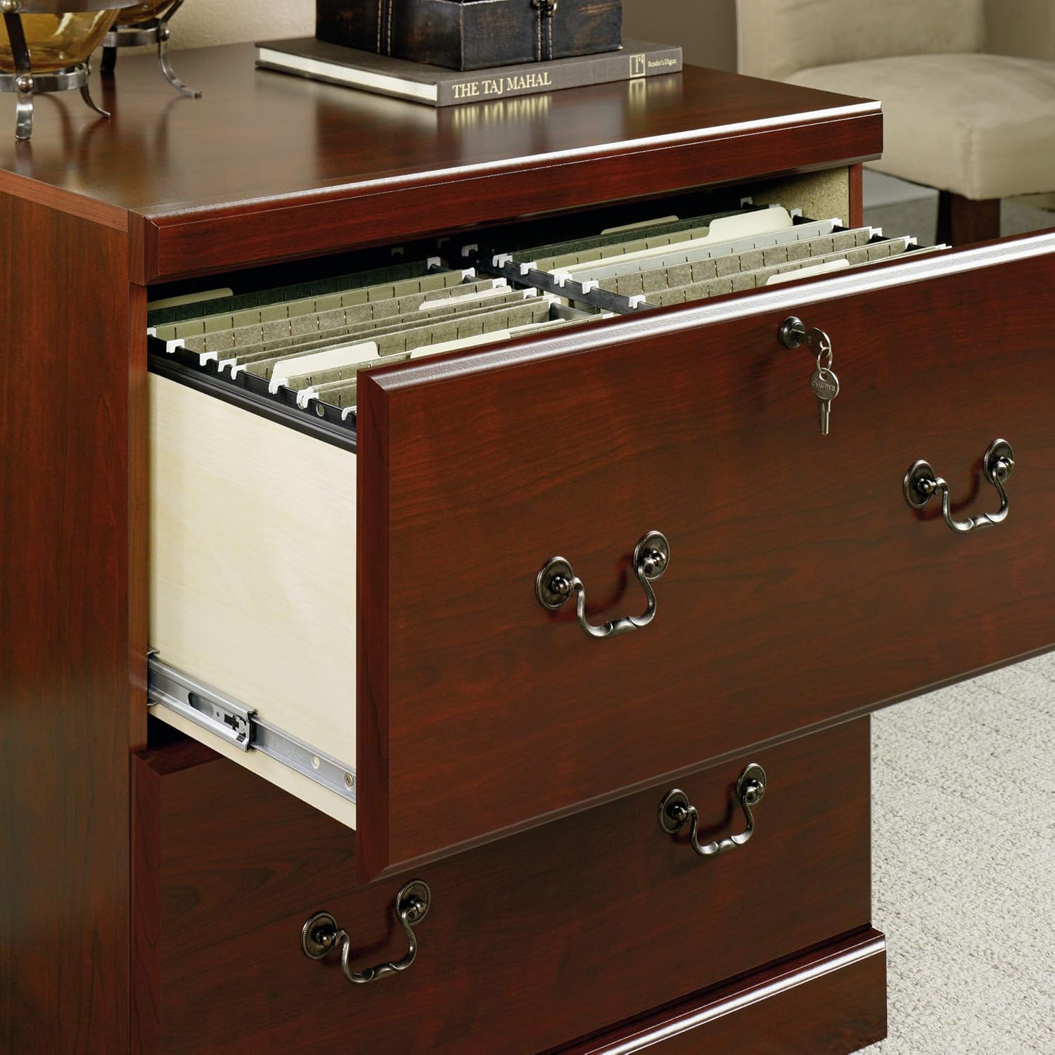 Sauder Heritage Hill Lateral File - Classic Cherry finish: Furniture & Decor