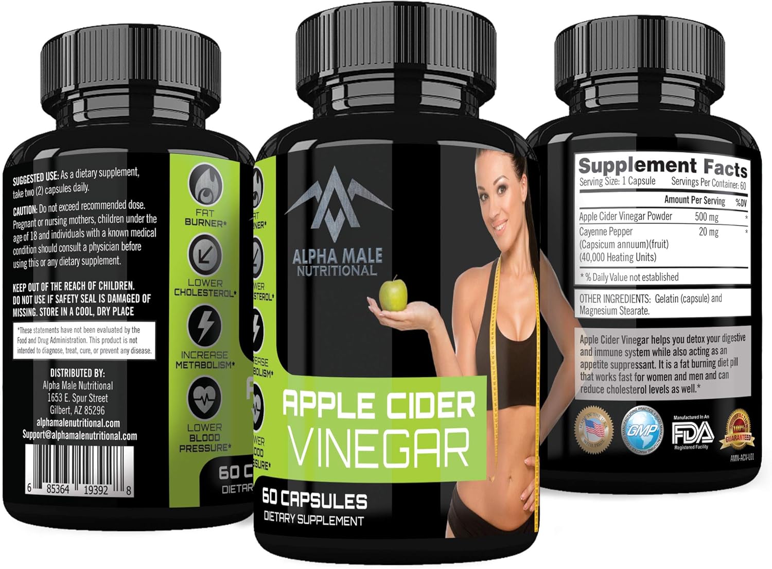 Pure Apple Cider Vinegar with Cayenne Pepper 100 Natural Apple Cider