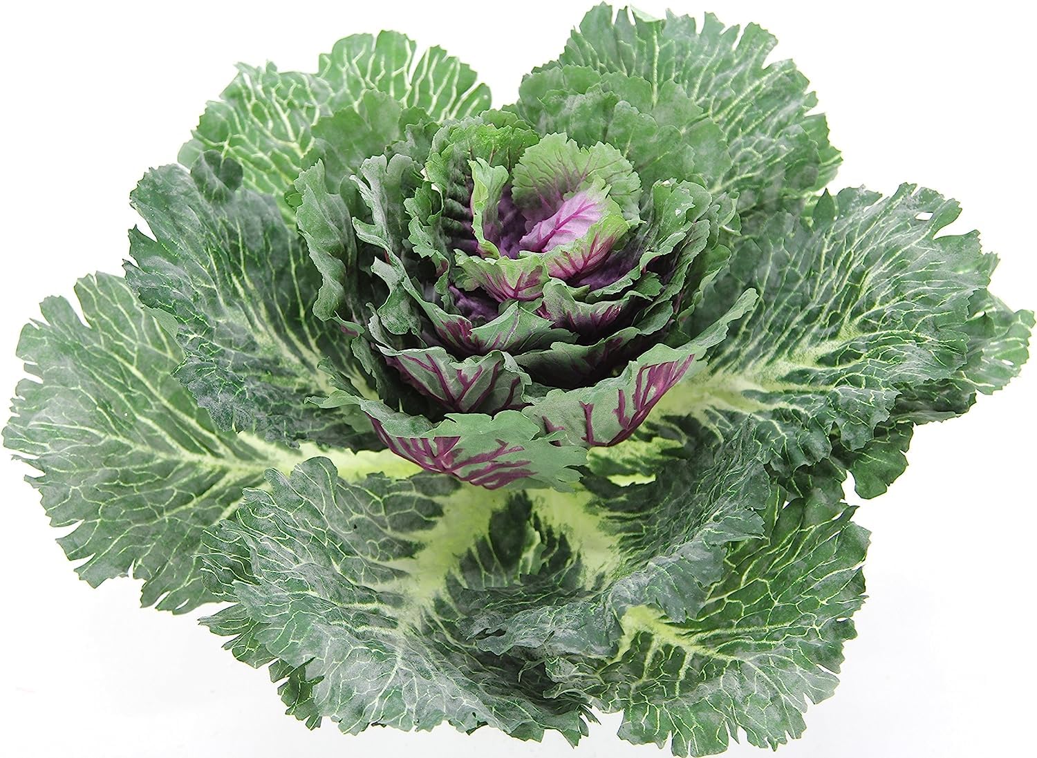 Photo 1 of Admired By Nature 1pc Faux Cabbage Artificial Vegetables Realistic Fake Food Plant Props Artificial Decorative Cabbage Plant For Home Decoration Wedding Kitchen Decoration Fake Food For Display, Green