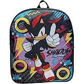 Ruz Sonic The Hedgehog 12" Kid's Backpack, Sonic - Shadow School Bag (Shadow)