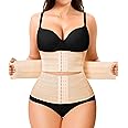 Nebility Waist Trainer for Women Corset Shapewear Tummy Control Segmented Waist Cincher Workout Girdle
