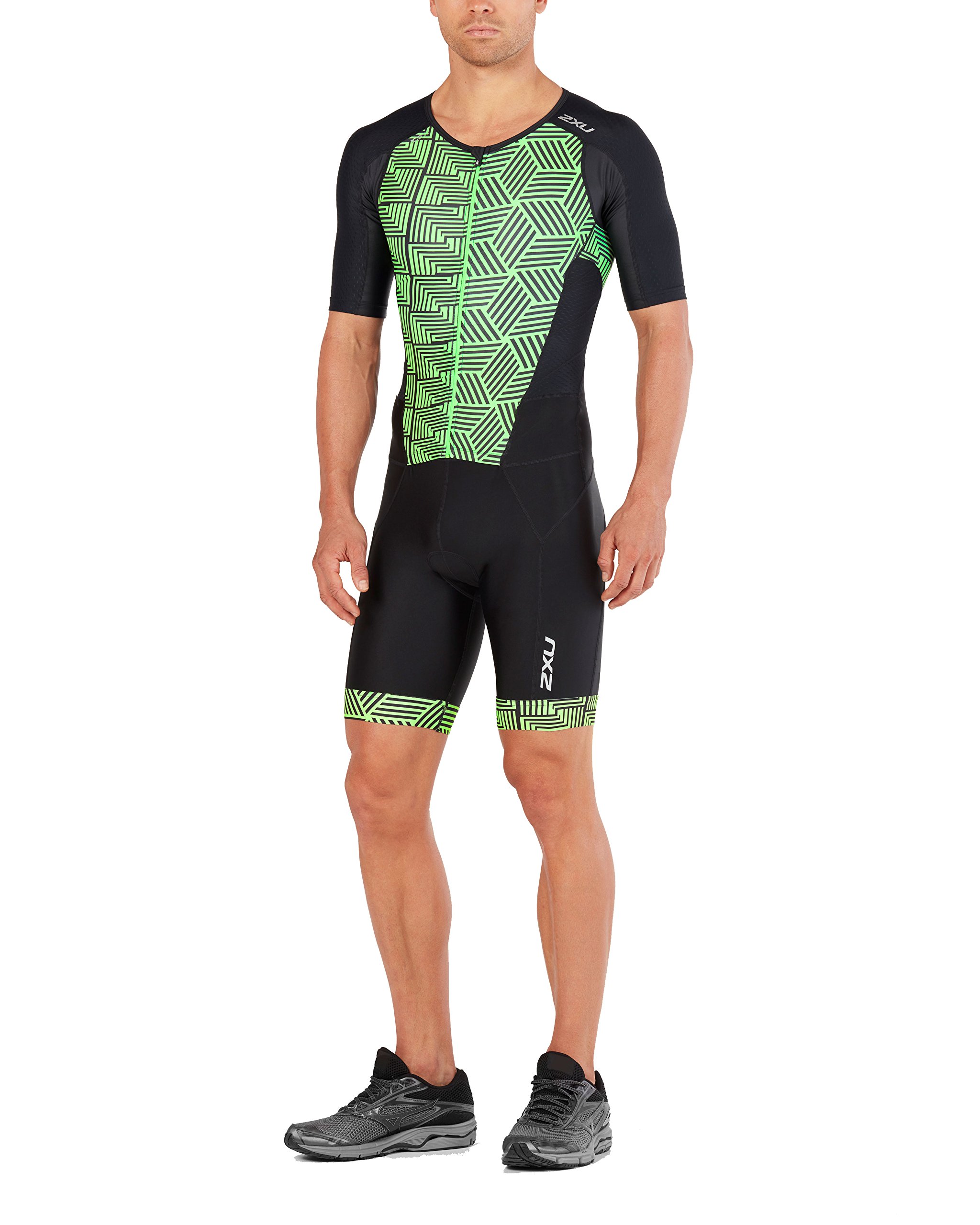 2XU Mens PerformFullZip Sleeved Trisuit