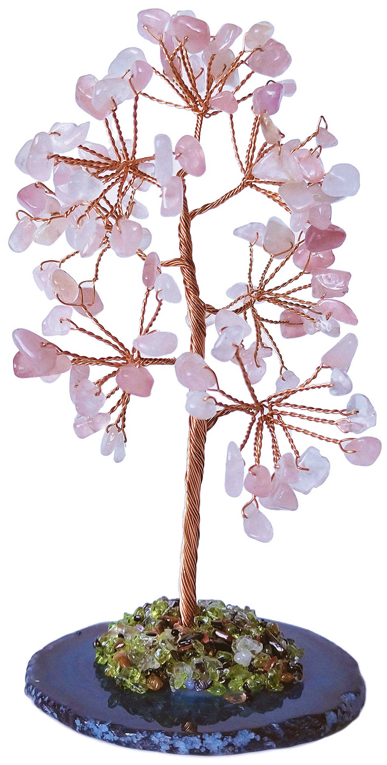 Mina Heal Healing Crystals Tree/Bonsai Tree for Home Decor, Room Decor and Office Desk, Spiritual Gifts for Energy Healing, Good Luck Gifts for Wealth & Prosperity, and Decorative Home Accessories