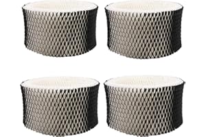 LuckySlycyc HWF62 Humidifier Filter Replacement, Compatible with for HWF62 HWF62CS HWF62D SF212, Fits Sunbeam Humidifier Models SCM1100, SCM1701, SCM1702, SCM1762(4 Pcs)