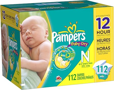 112 pampers baby dry