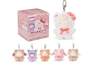 GUND Sanrio Hello Kitty and Friends Café Latte Surprise Plush Toy, Mystery Unboxing Stuffed Animal for Ages 1 and Up, Multico