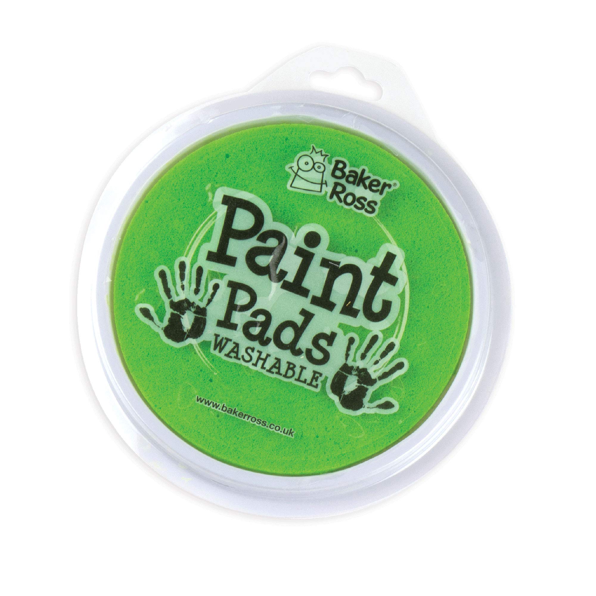 Baker Ross A181 Lime Green Giant Paint Pad For Kids Finger Painting for Arts and Crafts Projects (Pack of 1)