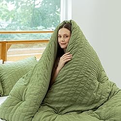 Cosybay Sage Green King Comforter Set - 3 Pieces