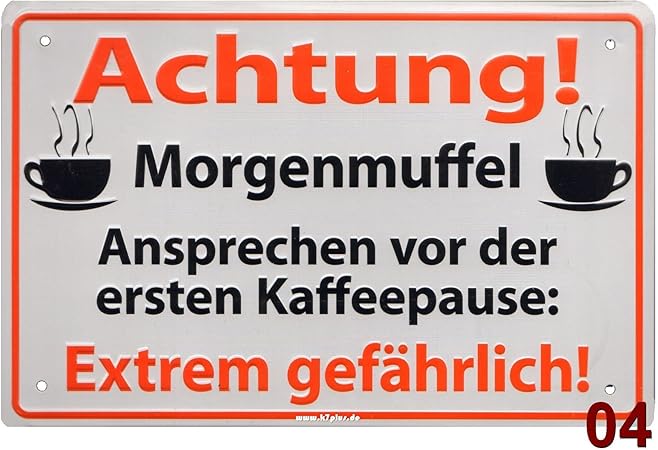 Amazon.de Blechschilder mit lustigen Sprüchen 24 Stück zur Auswahl