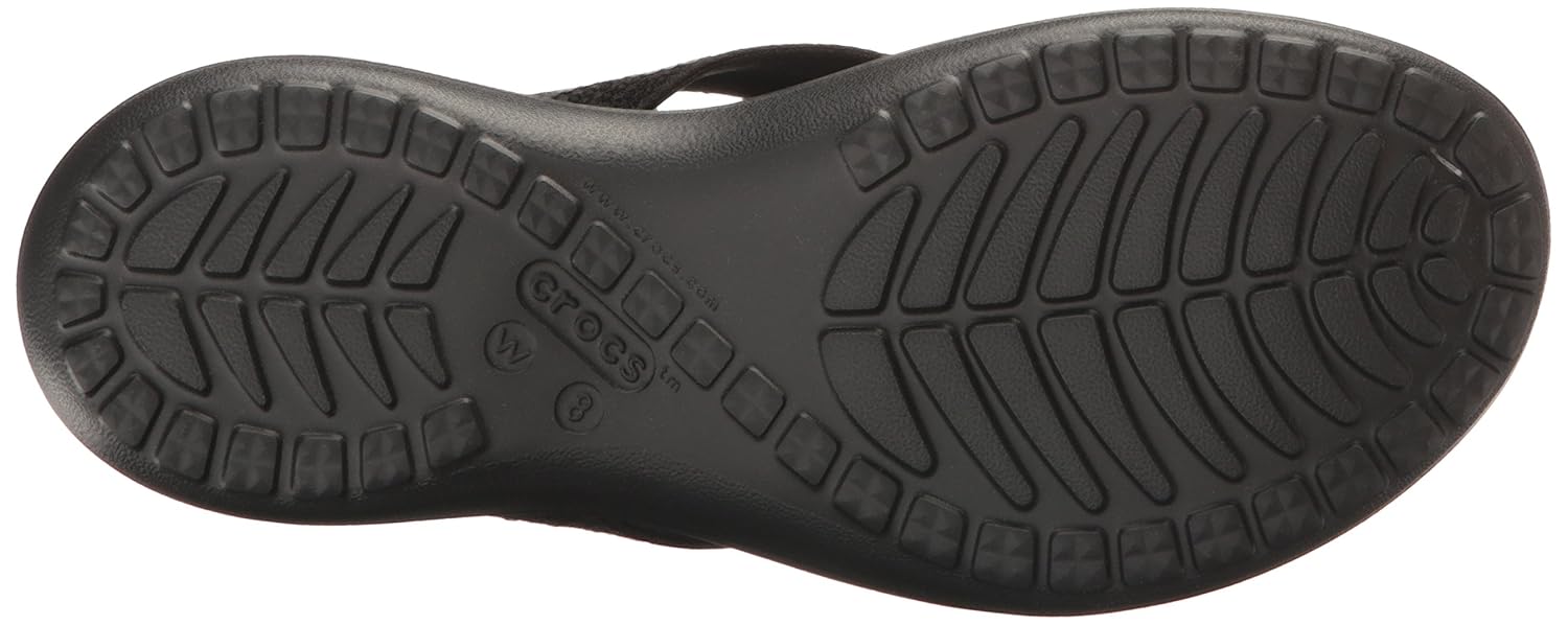 crocs women's capri v sequin w flip-flops