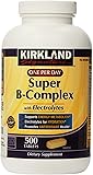 Kirkland Signature One Per Day Super B-Complex with Electrolytes,500 tablets