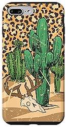 iPhone 7 Plus/8 Plus Desert case cactus leopard