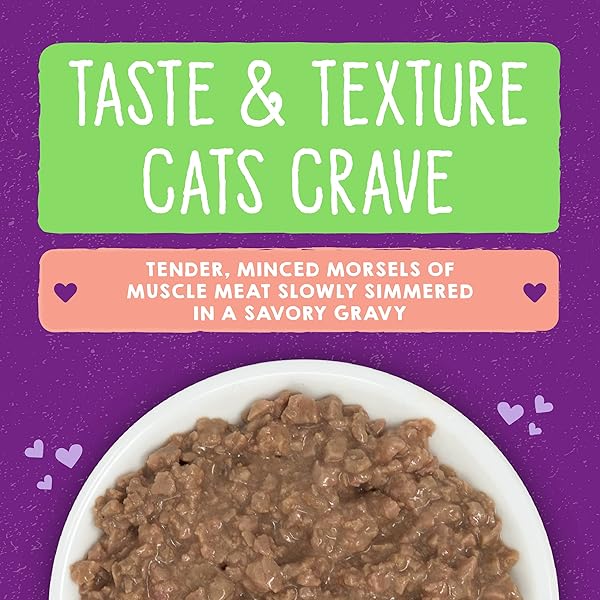STELLA & CHEWY’S CARNIVORE CRAVINGS MINCED MORSELS CANS – GRAIN FREE, PROTEIN RICH WET CAT FOOD – CAGE-FREE CHICKEN & DUCK RECIPE – (2.8 OUNCE CANS, CASE OF 12)