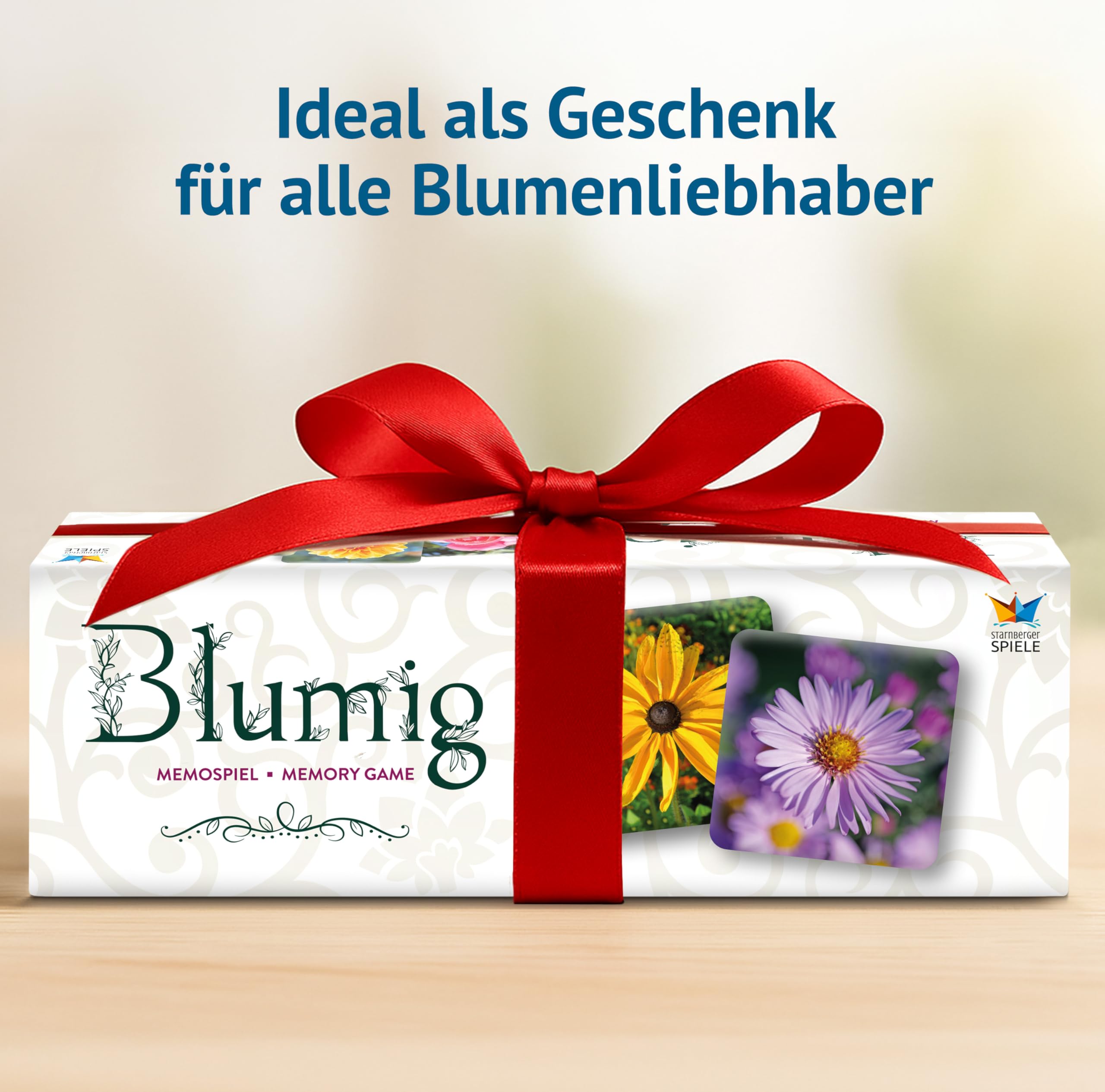 Starnberger Spiele Blumig - Memospiel - Kartenspiel für Erwachsene und Kinder ab 6 Jahren - Geschenk für Natur- und Blumenliebhaber 7