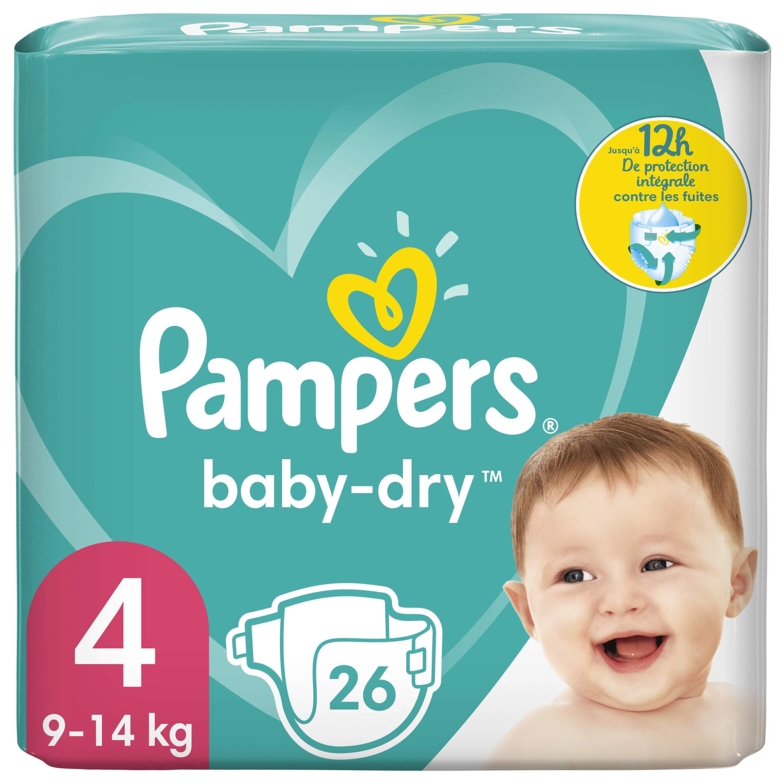 Pampers 81715568 Baby-Dry Pants Nappies, White
