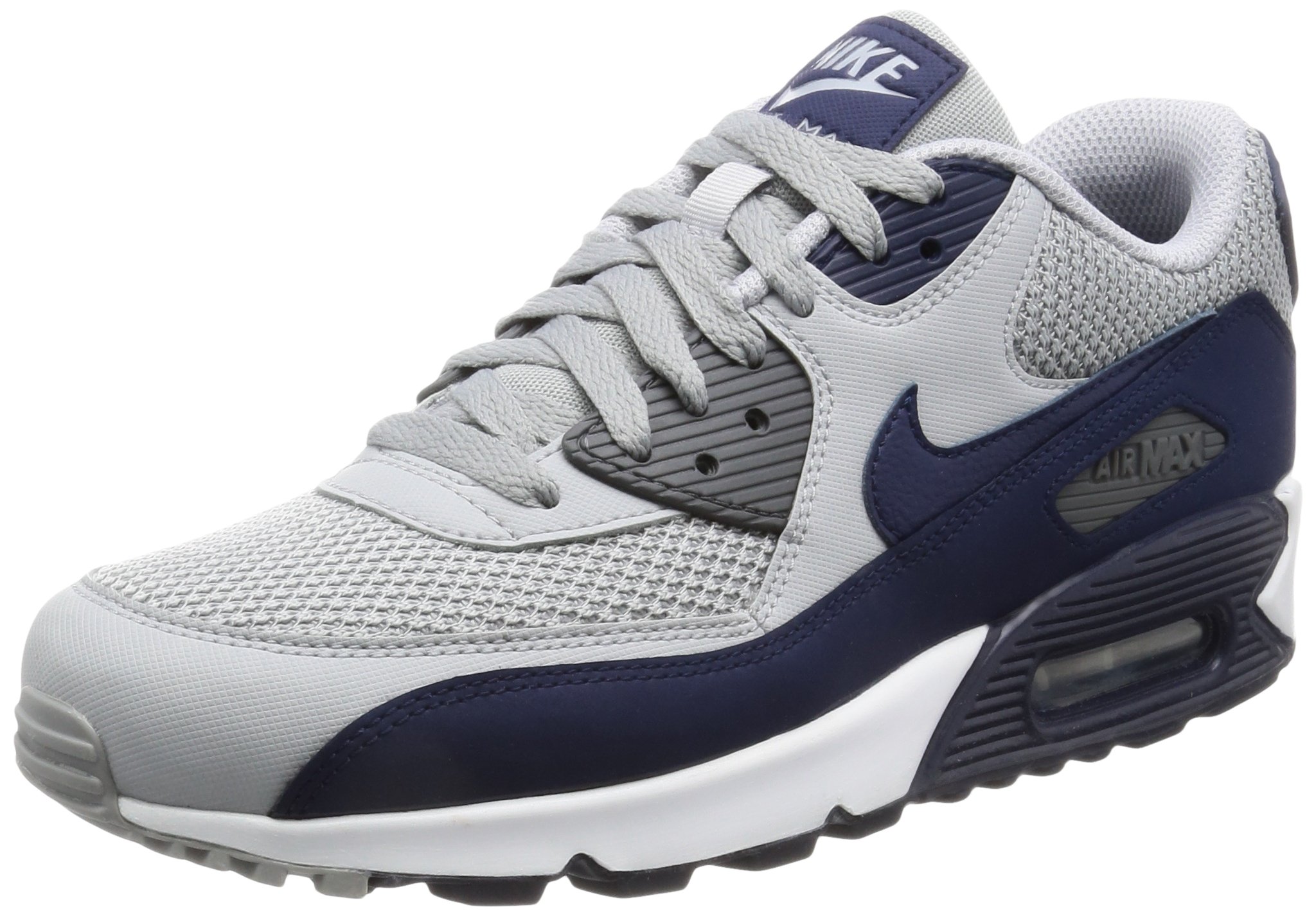 NIKE Men's Air Max 90 Essential, Wolf Grey/Binary Blue-Dark Grey-White, 10  M US- Buy Online in Bahrain at Desertcart - 39045598.