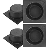 Kingdder 4 Pack 6.5 Speaker Baffles Round Speaker Foam Baffle | Foam Baffle Noise Reduction for Car Audio, Blocks Dust and Moisture, Foam Drop-in Design, Reduces Vibration, Enhances Bass