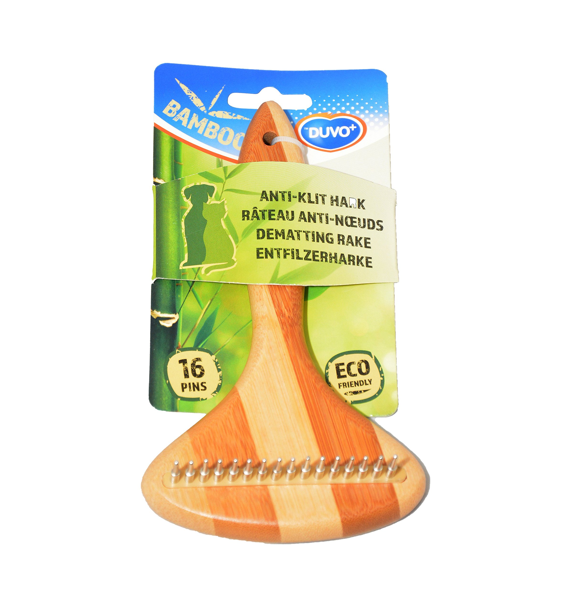 DUVO + Anti Bamboo Handle Bow Rake for Dog/Cat