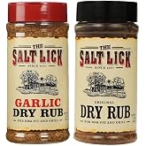 The Salt Lick Original BBQ and Garlic Dry Rub 12 Oz - 2 Pack