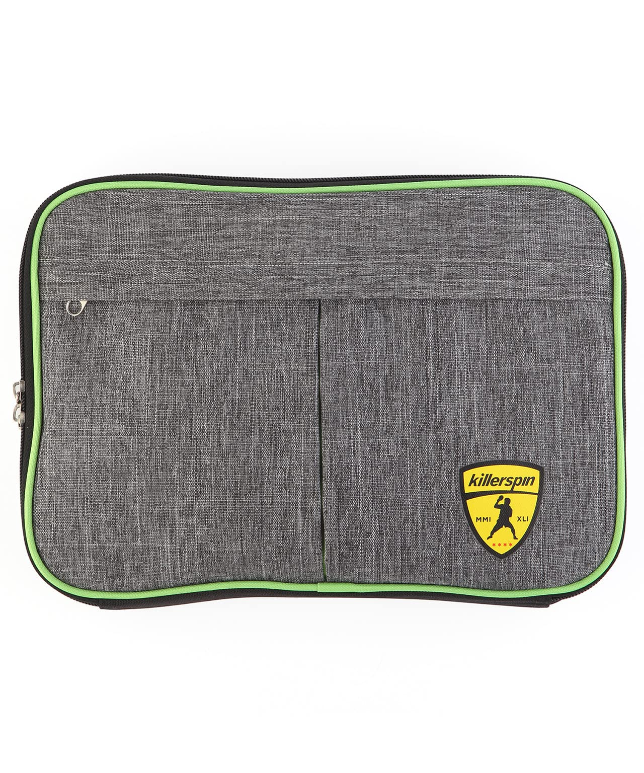 Killerspin Optima Ping Pong Bat Carry Case| Padded Table Tennis Bat Cover| Reinforced Padded Polyester Bag for 2 Ping Pong Bats| Side Accessory Pocket for 8” Tablets| Protective Zipper Enclosure